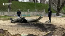 Debris from a Russian missile on a playground in Dnipro. 6 December 2025. Illustrative photo / Photo by Suspilne Dnipro