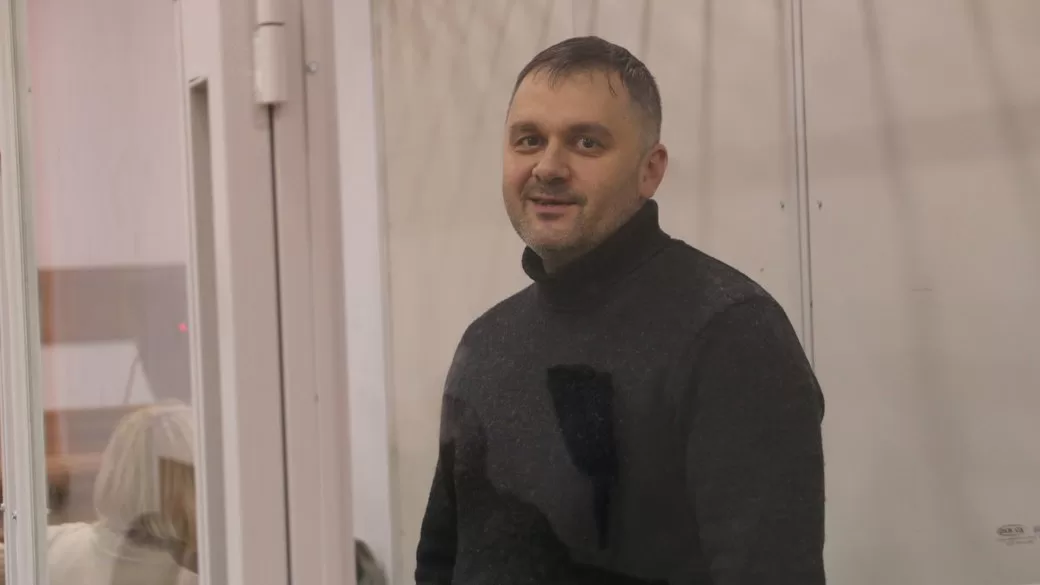 Сотрудник НАБУ Виктор Гусаров в Шевченковском суде / Фото: Суспільне Новини/Алексей Арунян