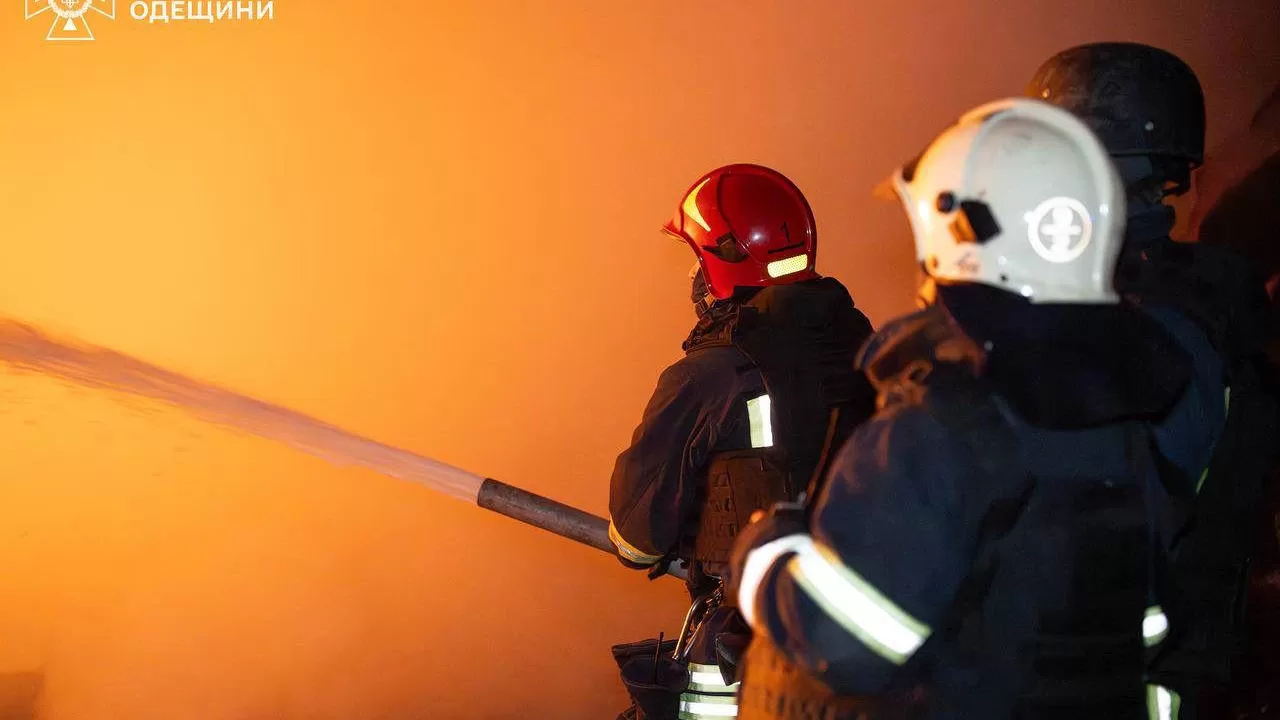 Рятувальники на місці пожежі на Одещині / Фото: ДСНС