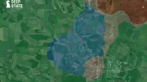 Map of combat operations in the Kharkiv region / Photo: DeepState