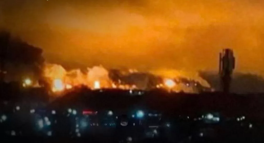 Уражено НПЗ "Славнефть-ЯНОС" / Фото: Генштаб ЗСУ