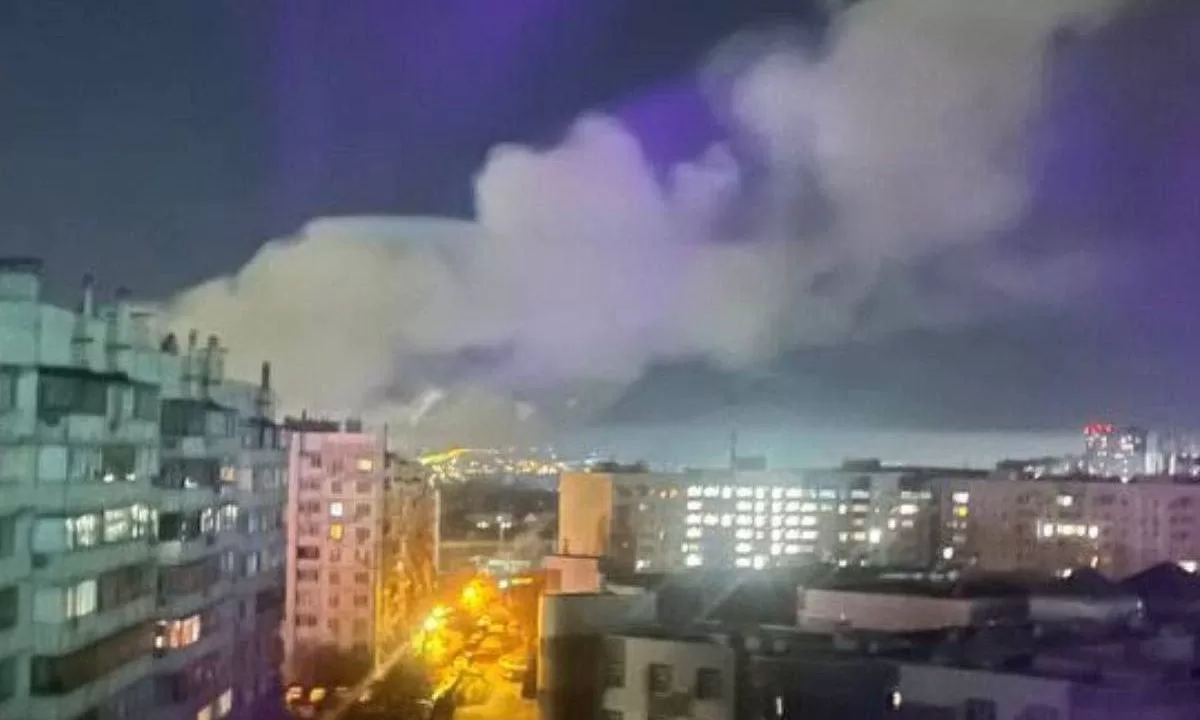 Пожар на ТЭЦ в Белгороде / Фото: Exilenova+