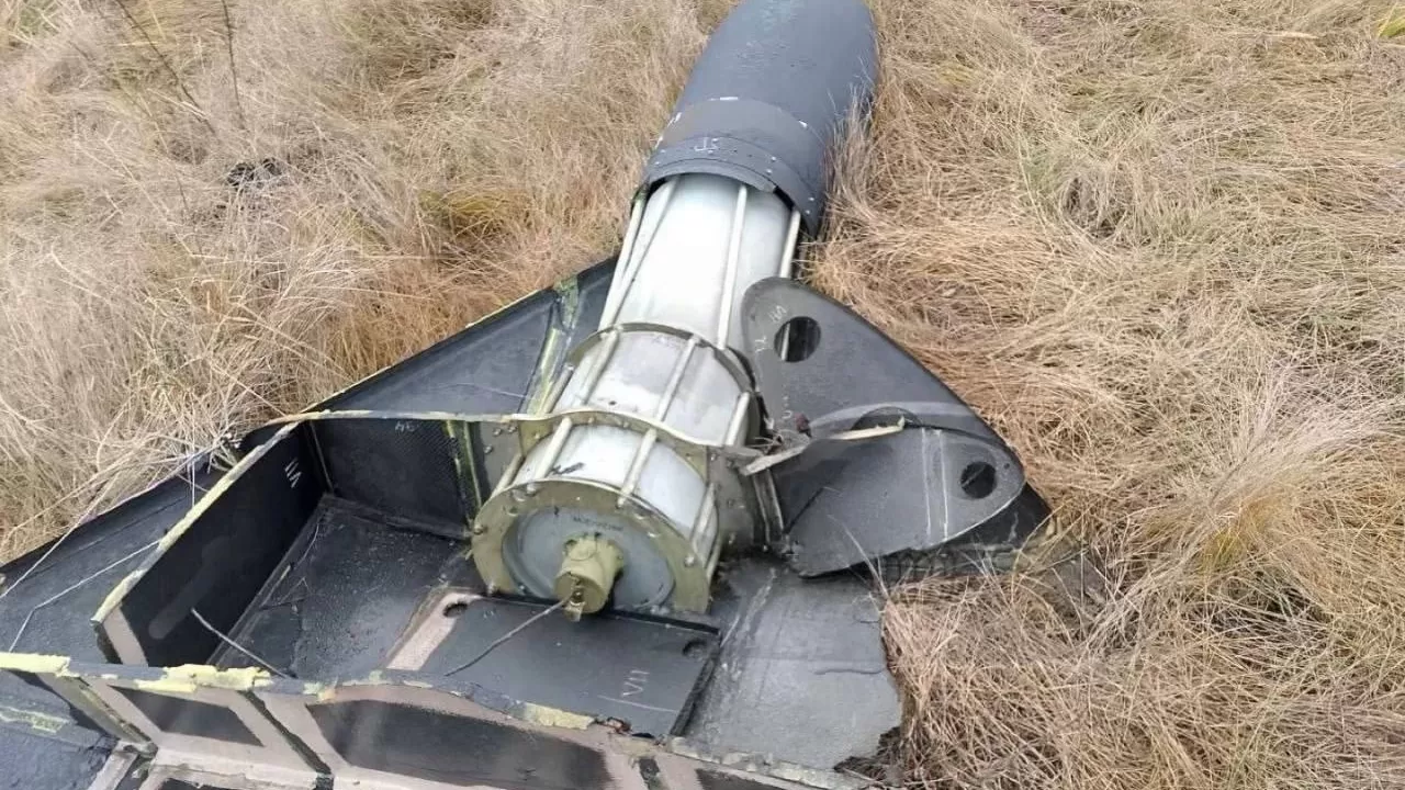 Сбитый российский «шахед» с двойной боевой частью / Фото: t.me/serhii_flash