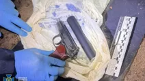 The pistol used to shoot Parubiy / Photo: SBU