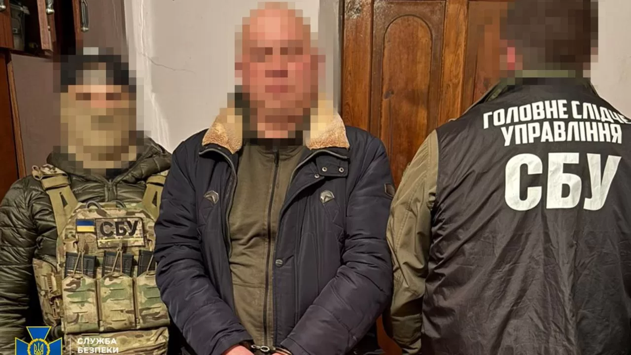 Затриманий агент РФ / Фото: СБУ