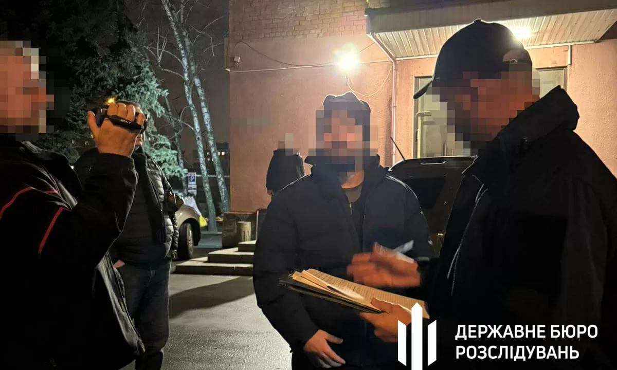 Затримання підозрюваного у переправленні ухилянтів / Фото: ДБР