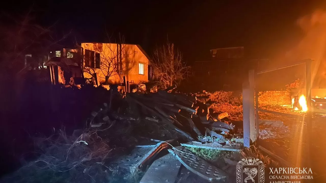 Наслідки удару по Золочівській громаді на Харківщині / Фото: Харківська ОВА