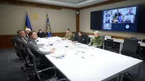 Volodymyr Zelensky and his team held talks with the American side on a document on security guarantees for Ukraine, 11 December 2025 / Photo: Office of the President