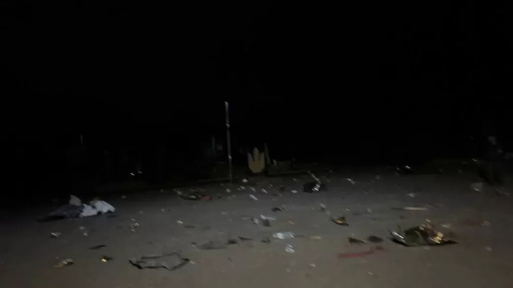 Поврежденное кладбище в Черкассах / Фото: Анатолий Бондаренко