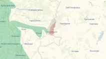 Селище Грабовське на мапі на DeepState / Скриншот