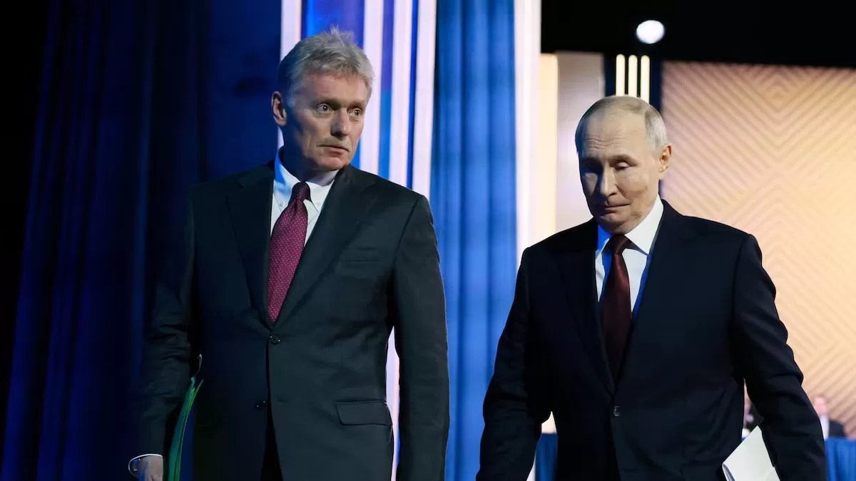 Пєсков і Путін / Фото Reuters