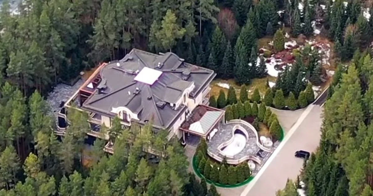 Резиденция Путина на Валдае / Скриншот