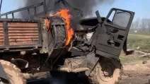 Уничтоженный российский грузовик / Фото: t.me/lost_warinua