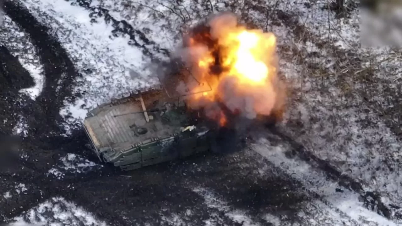 Уничтоженная российская БМП / Фото: t.me/lost_warinua