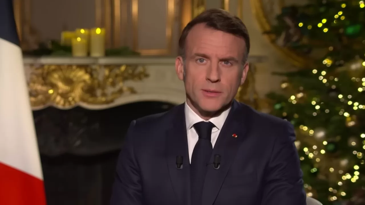 Президент Франції Емманюель Макрон / Скріншот