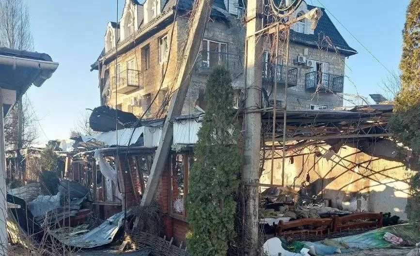 Последствия взрыва в Хорлах / Фото: Владимир Сальдо