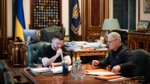 Volodymyr Zelenskyy holds a meeting with Oleg Ivashchenko, Head of the Foreign Intelligence Service / Photo by the Office of the President