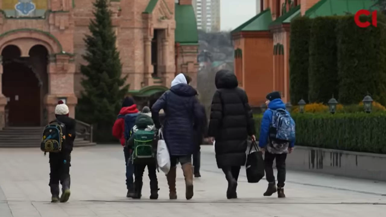 В Киеве действует подпольная школа при монастыре УПЦ МП, где преподают русский язык / Скриншот