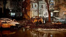 In Dnipro, cars were burning and educational institutions were damaged after the Russian attack / Photo: Boris Filatov/Telegram