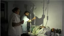 Ілюстративне фото лікарні без світла: BBC