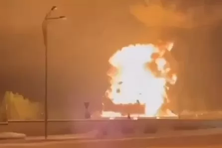 Сили оборони вдарили по нафтобазі, що постачала пальне армії рф / Скріншот