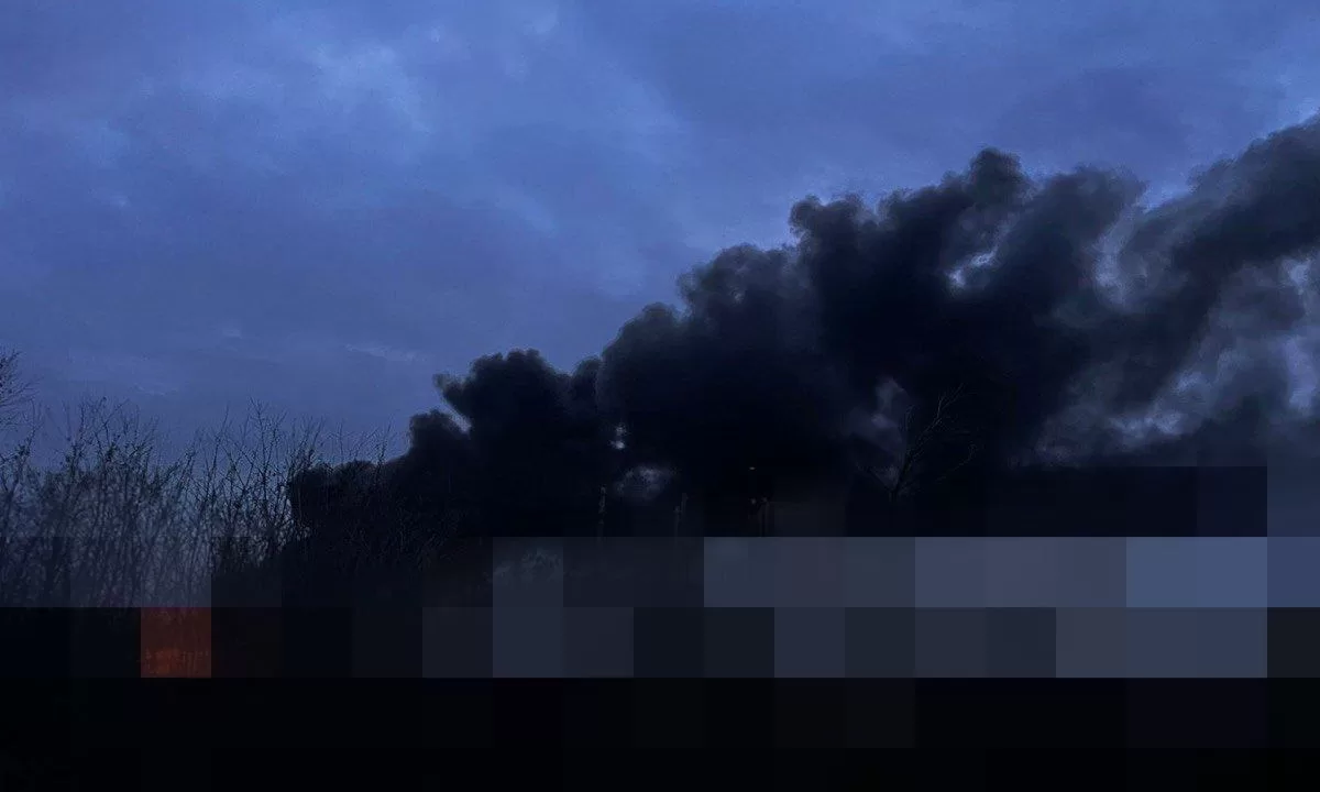Дым после взрывов в Кривом Роге / Фото: Telegram-канал СВОЇ Кривий Ріг