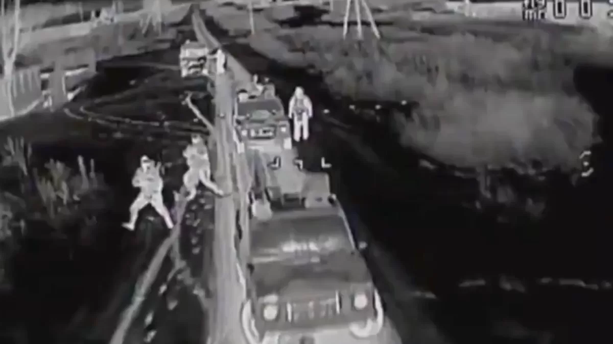 Скріншот відео підрозділу артилерійської розвідки “ARES”