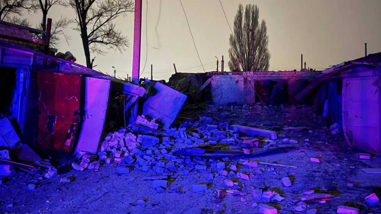 В Харькове «Искандер» попал по гаражному кооперативу / Фото: Харьковская областная прокуратура