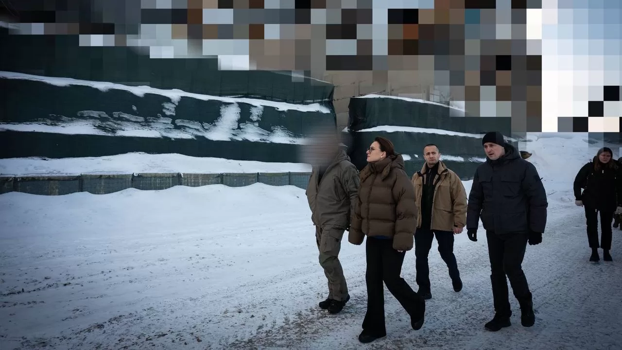 Юлия Свириденко на одном из энергообъектов Киева / Фото t.me/svyrydenkoy