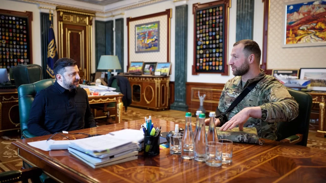 Владимир Зеленский и Евгений Хмара / Фото Офис президента