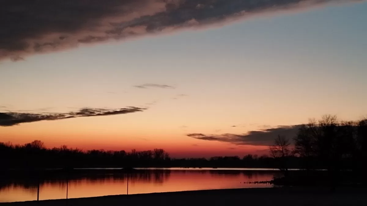 Вечер на Днепре / Фото из Facebook Tatiana Kudrich