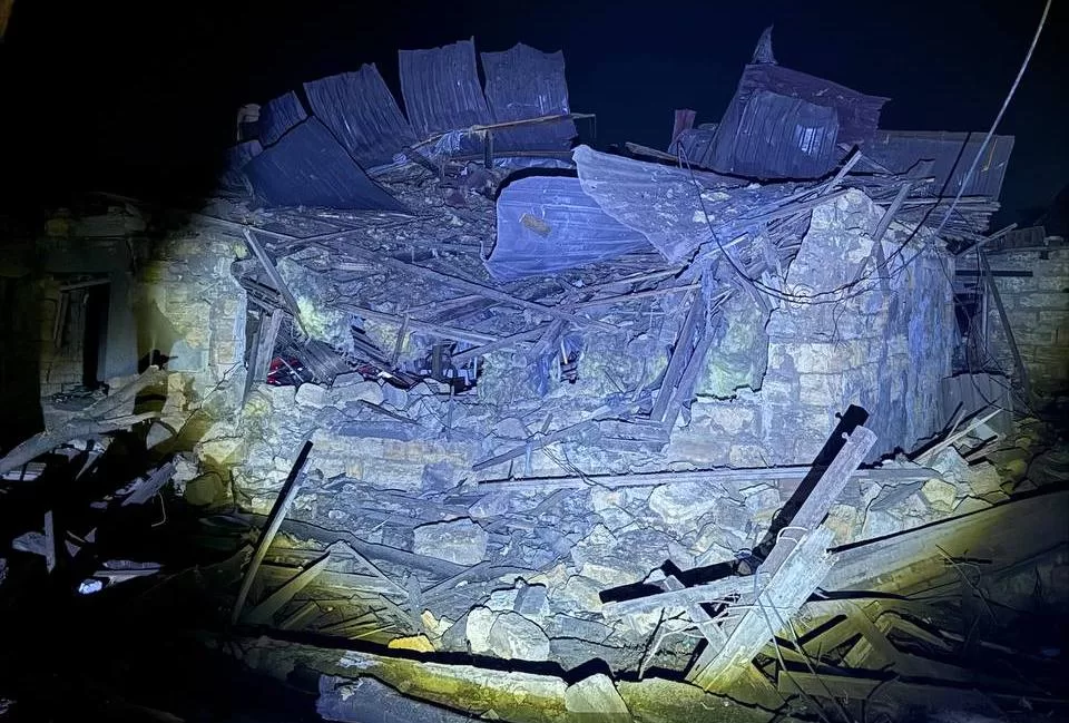 Места ночного удара по Одессе 12 января / Фото: Одесская ГВА