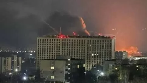 Пожежа у Таганрозі / Фото: Telegram-канал Astra