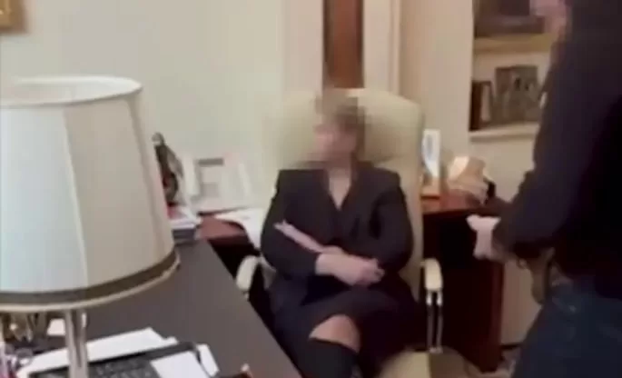 Обыски у Юлии Тимошенко / Скриншот из видео из соцсетей