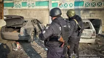 Police at the site of the shelling in Sumy region / Photo: Ministry of Internal Affairs of Ukraine