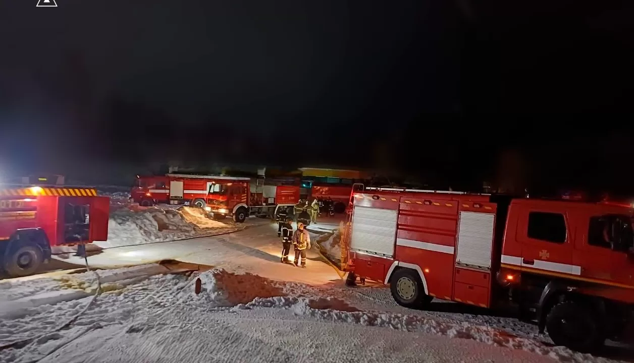 Пожар в Житомирской области на месте обстрела ликвидировали / Фото: ГСЧС