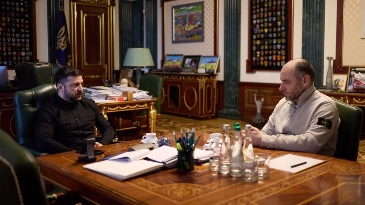 Володимир Зеленський проводе зустріч з Олександром Курбаковим / Фото Офіс президента