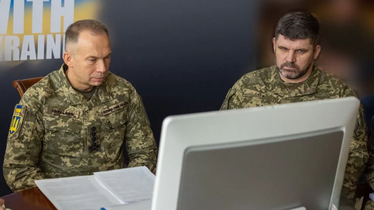 Александр Сырский и Андрей Гнатов / Фото t.me/osirskiy