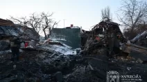 A house in Kharkiv destroyed by a Russian KAB on January 19 / Photo: Kharkiv Regional State Administration