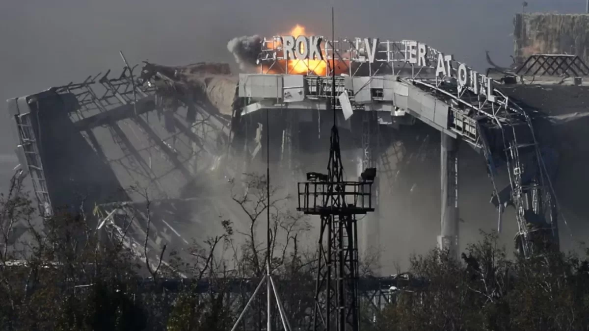 Оборона Донецкого аэропорта продолжалась с 26 мая 2014 года по 23 января 2015 года, когда старшина ВСУ Рыдзанич с побратимами последними покинули территорию аэродрома / Фото AP