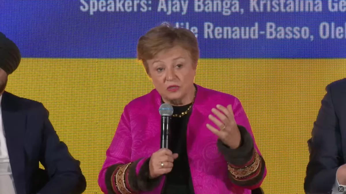 Крісталіна Георгієва / Скріншот відео