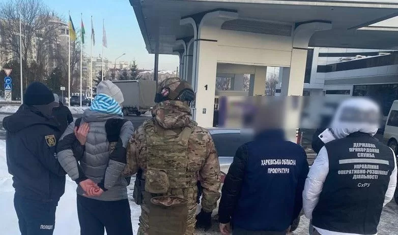 Затримання підозрюваного в організації схеми втечі за кордон / Фото: ДПСУ