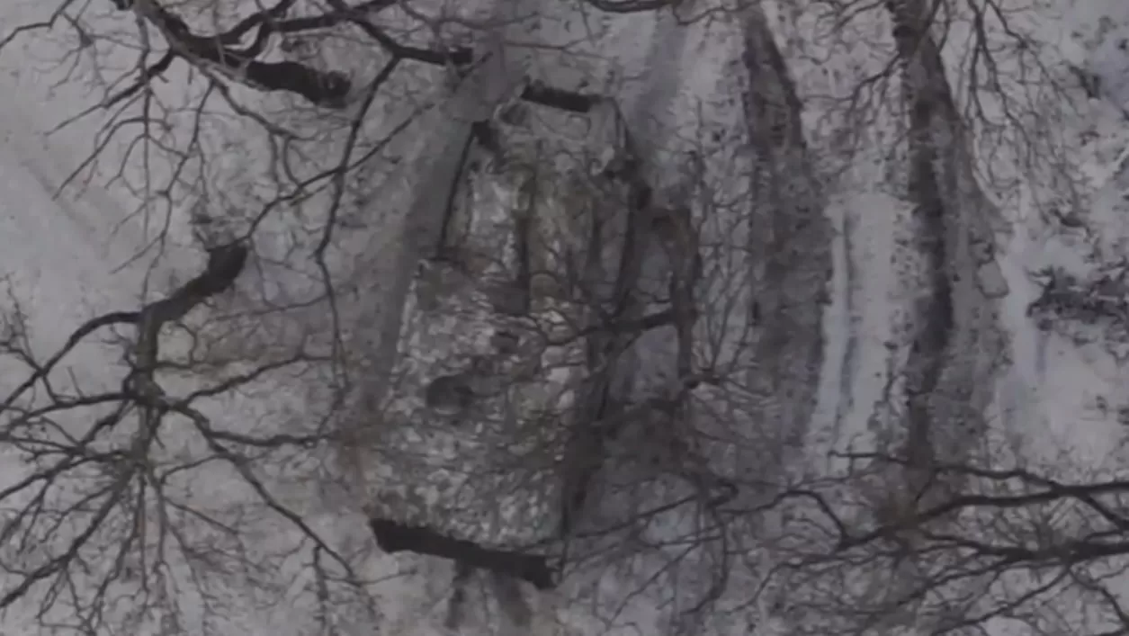 Російська ББМ на Лиманському напрямку / Скриншот