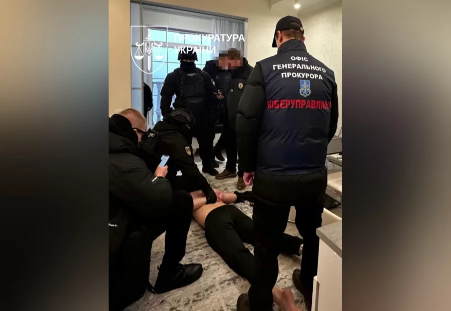 Затримання учасника міжнародної шахрайської схеми / Фото: Скриншот