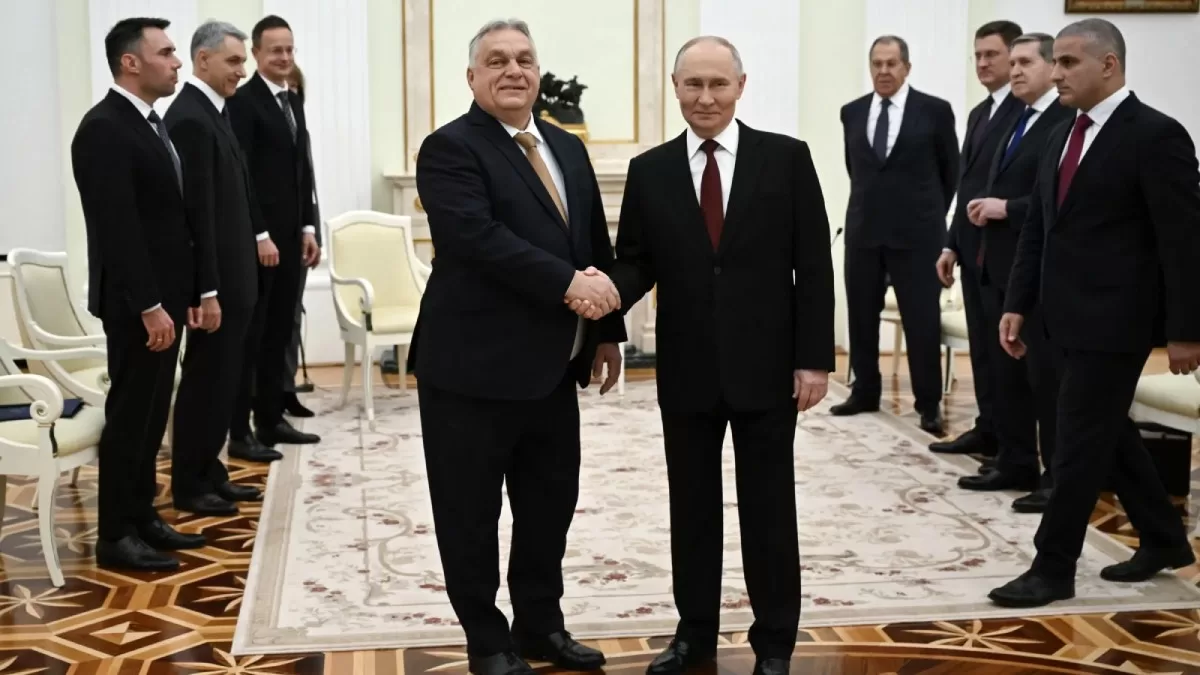Орбан та Путін. Листопад 2025 / Фото AFP