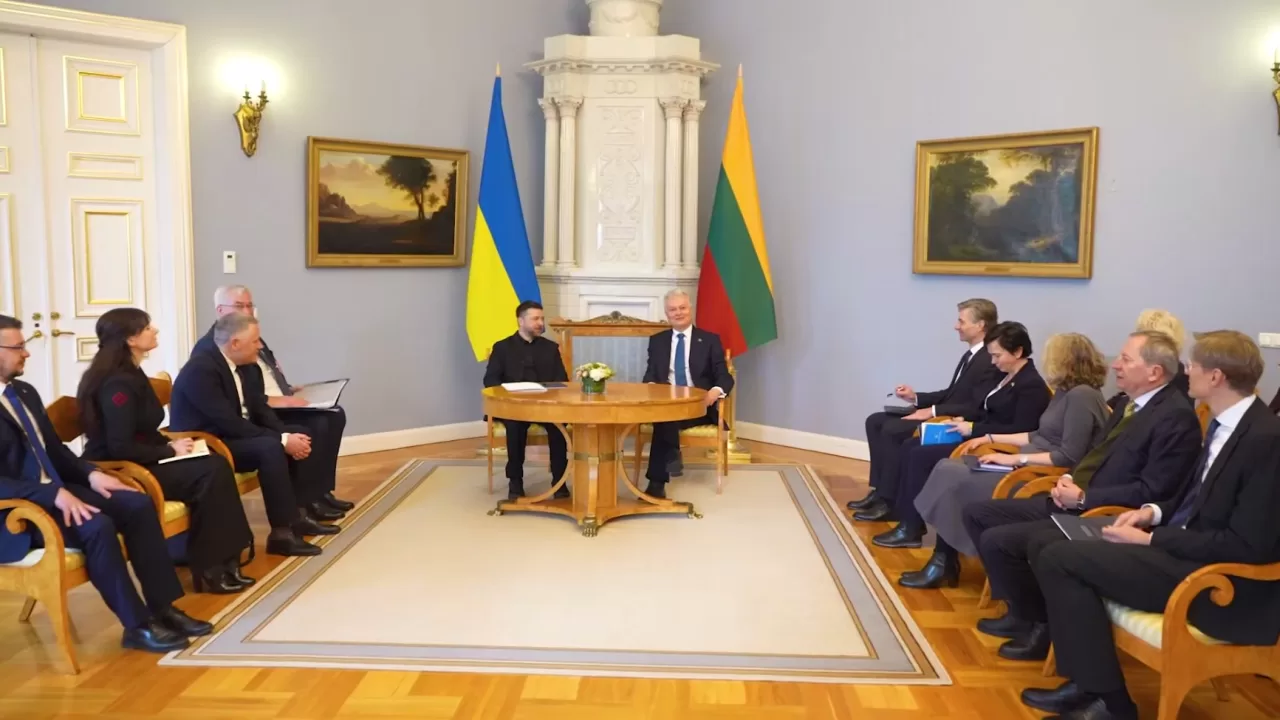 Зеленський і Наусєда говорили про енергетику, оборону та дипломатію / Скріншот