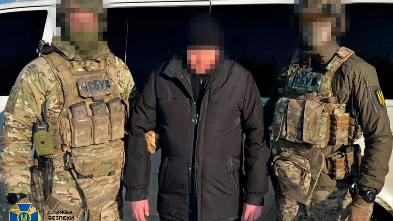 Задержанный в Полтавской области агент РФ / Фото: СБУ