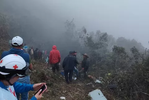 Місце авіакатастрофи в Колумбії / Фото: Reuters
