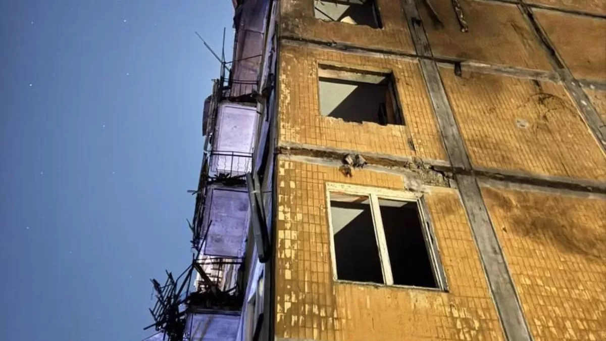 Последствия сегодняшней атаки на Киев / Фото Нацполиция