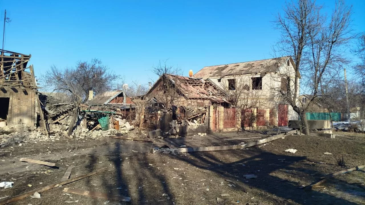 Место обстрела в Дружковке / Фото: Донецкая ОВА